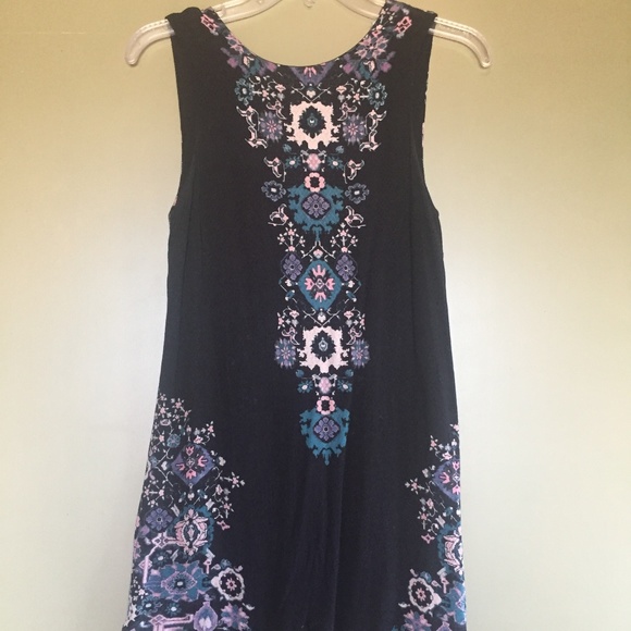 Ecote Mini Dress with Cutout Back - Picture 1 of 4